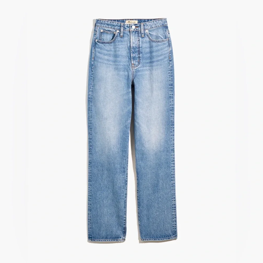 Madewell Petite Curvy Perfect Vintage Straight Jean in Seyland Wash